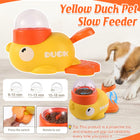 Little Yellow Duck Pet Food Leakage Device Press Rotate Dog Boredom Relief Toy