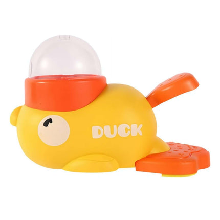 Little Yellow Duck Pet Food Leakage Device Press Rotate Dog Boredom Relief Toy