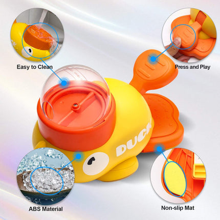 Little Yellow Duck Pet Food Leakage Device Press Rotate Dog Boredom Relief Toy