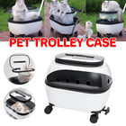 Cat Bag Portable Pet Trolley Carrier Travel Box Out and About Pet Transport Case