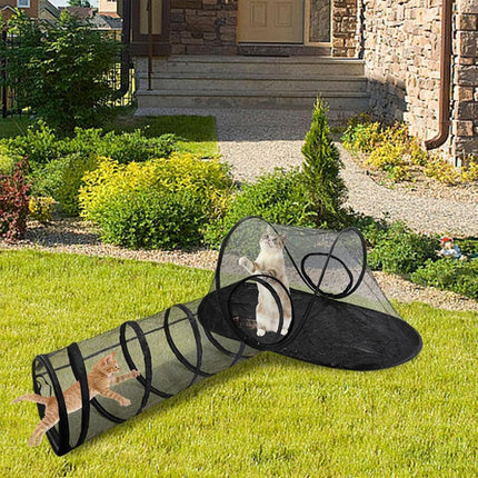 Outdoor Pet Tent Nest Foldable Cat Tunnel Playhouse Portable Shelter for Cats
