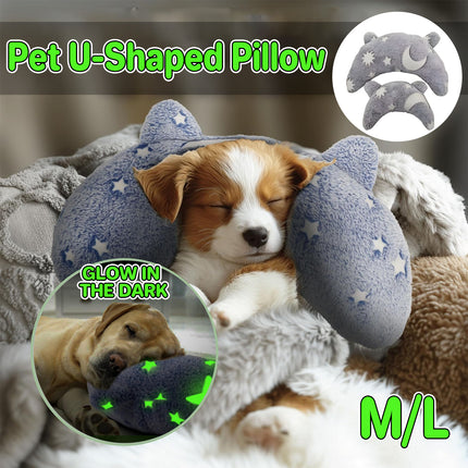 Cervical Vertebrae Protection Pet Pillow U-shaped Dog Backrest Cushion For Sleep