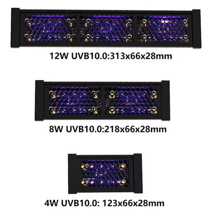 Reptile UVB Lamps Adjustable LED Light for Reptile Tanks Pet Lighting System
