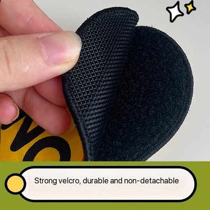 No Touching Dog Warning Tags Velcro Leash Signs 2 Pack