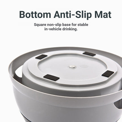 Pet Travel Bowl Car Cup Holder Anti Slip Splash Proof Portable Water Bowl Use