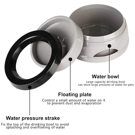 Pet Travel Bowl Car Cup Holder Anti Slip Splash Proof Portable Water Bowl Use