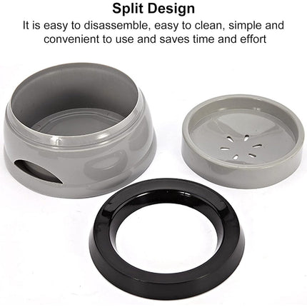 Pet Travel Bowl Car Cup Holder Anti Slip Splash Proof Portable Water Bowl Use