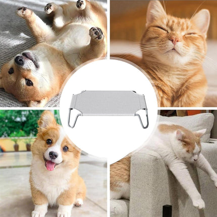 Pet Bed Breathable Summer Dog Cat Bed Elevated Off Ground Camp Sleeping Bed Mat