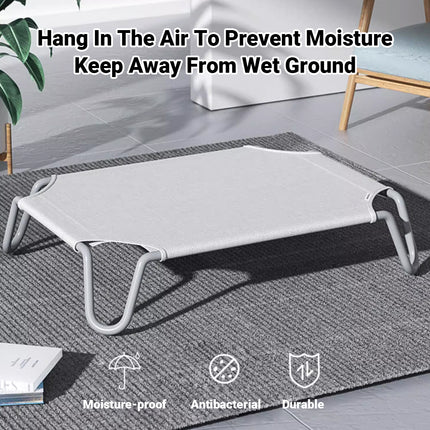 Pet Bed Breathable Summer Dog Cat Bed Elevated Off Ground Camp Sleeping Bed Mat