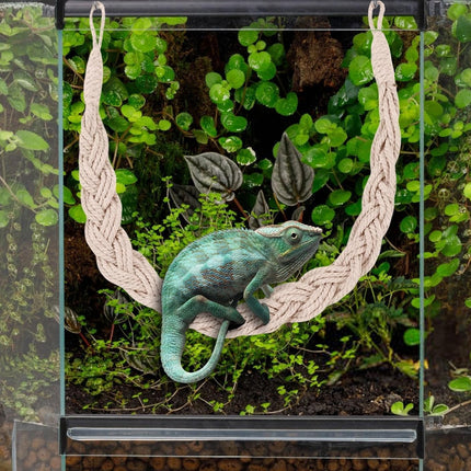 1PC Pet Climbing Gear Suspension Bridge Rope Swing for Reptiles Hermit Crabs