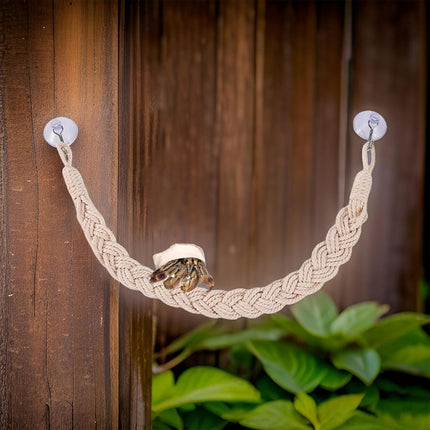 1PC Pet Climbing Gear Suspension Bridge Rope Swing for Reptiles Hermit Crabs