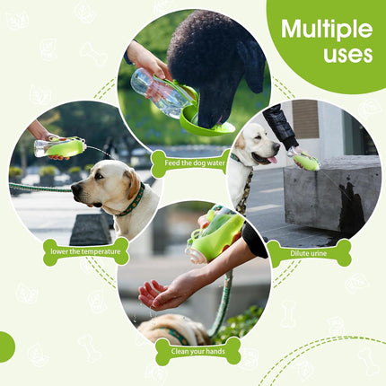 Pet Water Bottle 580ml Portable Outdoor Dog Cat Drinking Cup Travel Feeder