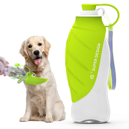 Pet Water Bottle 580ml Portable Outdoor Dog Cat Drinking Cup Travel Feeder