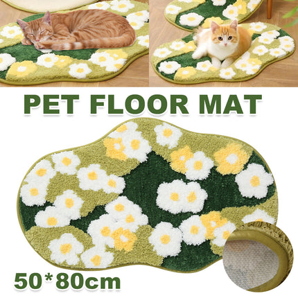 Carpet Irregular shaped Hall Pet Floor Mat Non Slip for Living Room Entryway