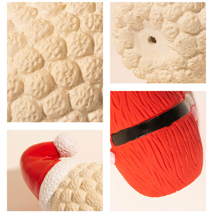 Christmas Dog Toys Set Santa Reindeer Snowman Latex Pet Squeaker Toys Multicolor