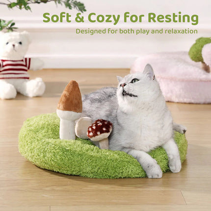 Pet Mat Cat Dog Bed Plush Toy Round Nest Soft Four Seasons Universal Cushion