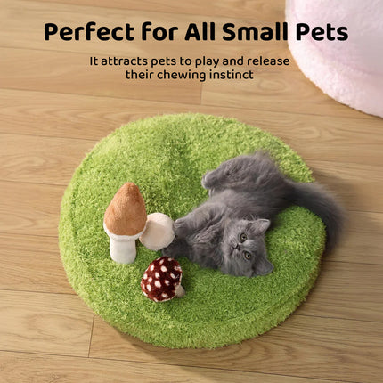 Pet Mat Cat Dog Bed Plush Toy Round Nest Soft Four Seasons Universal Cushion