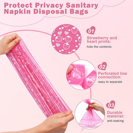 8 Rolls Pet Poop Bag Garbage Bags Biodegradable Leakproof Tear-Resistant Use