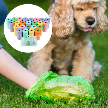 Pet Poop Bags Eco Friendly Biodegradable Dog Waste Bags 24Rolls / 360Bags