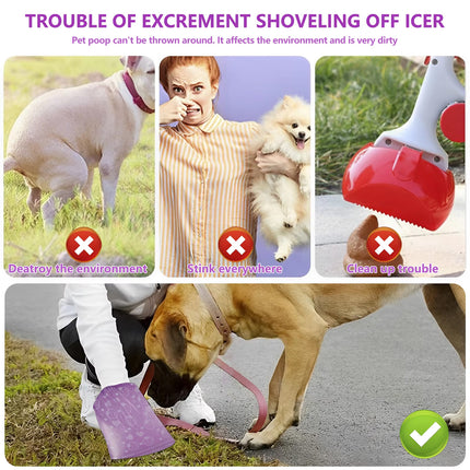 8 Rolls Pet Poop Bag Garbage Bags Biodegradable Leakproof Tear-Resistant Use
