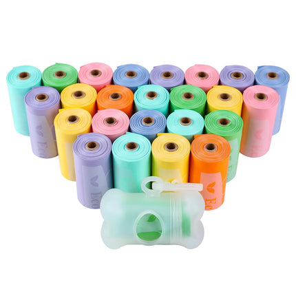 Pet Poop Bags Eco Friendly Biodegradable Dog Waste Bags 24Rolls / 360Bags