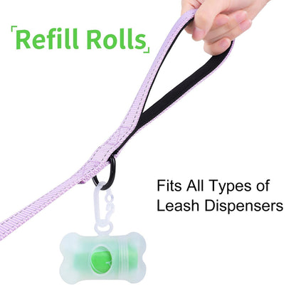 Pet Poop Bags Eco Friendly Biodegradable Dog Waste Bags 24Rolls / 360Bags