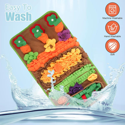 Pet Snuffle Mat Dog Hiding Toy Washable Interactive Puzzle Mat Boredom Relief