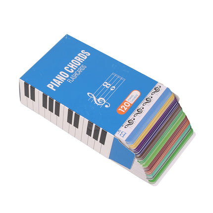 Portable Colorful Beginner Piano Chord Chart Piano Fingering Chart Easy To Read