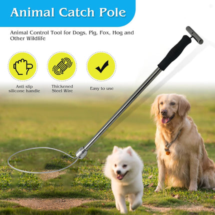 Stainless Steel Telescopic Pig Sheathing Pig Grabber Livestock Farm Tool for Pig