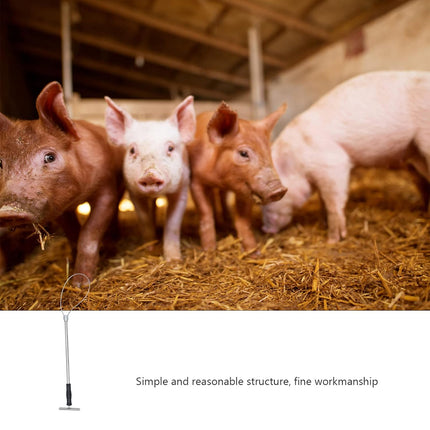 Stainless Steel Telescopic Pig Sheathing Pig Grabber Livestock Farm Tool for Pig