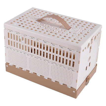 Pigeon Cage Foldable Plastic Homing Pigeon Crate Carrier Training Transport Box