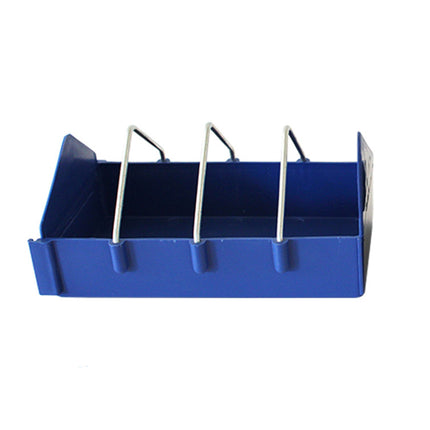 2PCS Plastic Pigeon Feeder Trough Durable Weather Resistant for Poultry Feeding