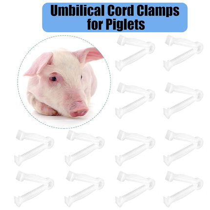 Piglet Umbilical Cord Clips Umbilical Cord Protectors Farm Use Supplies 100pcs