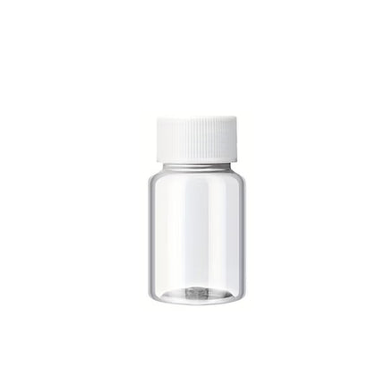 100 Pcs Clear Plastic Bottle with Lid 15 20 30ml for Pills Powder Craft Beads