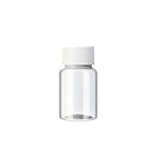 100 Pcs Clear Plastic Bottle with Lid 15 20 30ml for Pills Powder Craft Beads