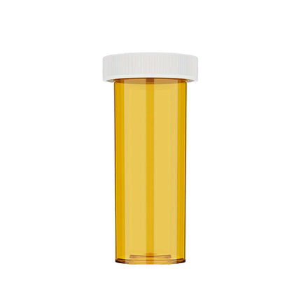 100PCS Sealed Twist Off Pill Bottles 6 Or 8 Dram Food Grade Transparent Portable