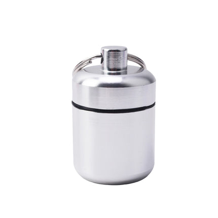 6Pcs Mini Sealed Metal Aluminum Tin Small Item Storage Jar Container Box Use
