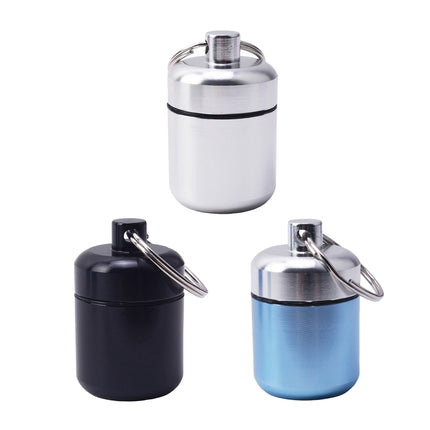 6Pcs Mini Sealed Metal Aluminum Tin Small Item Storage Jar Container Box Use