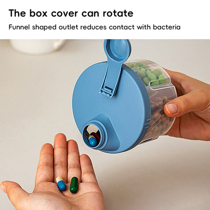 3Pcs Portable Pill Organizer Weekly Medicine Compartment Box Travel Daily Use