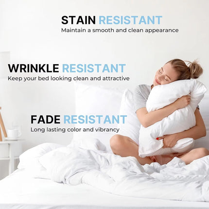 Silk Envelope Pillowcase Soft Satin Protective Cover for Bed Sleep Comfort