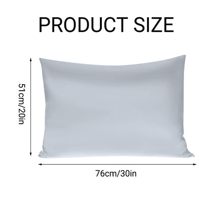 Silk Envelope Pillowcase Soft Satin Protective Cover for Bed Sleep Comfort