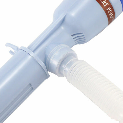 2X Oil Water Battery Liquid Transfer Hand Pipe Pump Fishbowl Electric Siphon