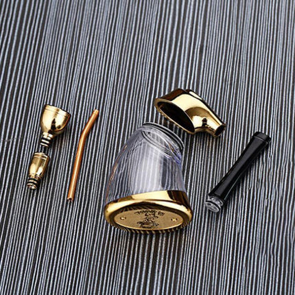 Mini Water Tobacco Smoking Pipe Filtered Tobacco Smoke Hookah Shisha Nargila Z - Aimall