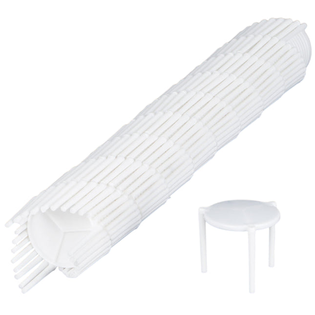 500 PCS White Pizza Saver Tripod Stand Anti-Sticking Pizza Slice Holder Tool