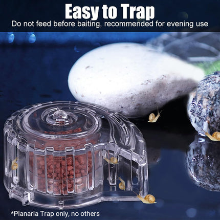 Aquarium Planted Tank Planaria Catcher Chemical Free Trap Fish Tank Pest Control