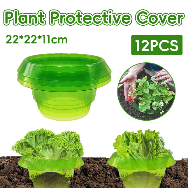 12PCS Round Plant Protection Cover Flower Pot Shield Reusable Garden Plant Cover