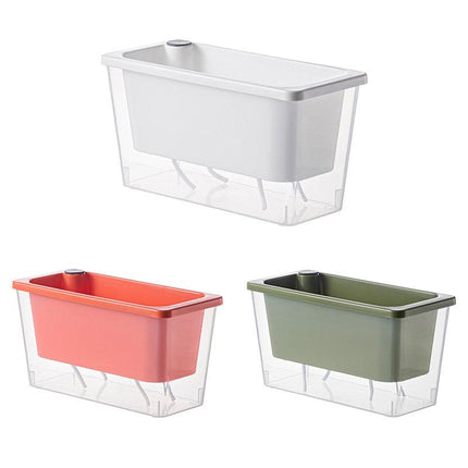 Balcony Vegetable Pot Planter Lazy Self Priming Flower Pot for Indoor Gardening