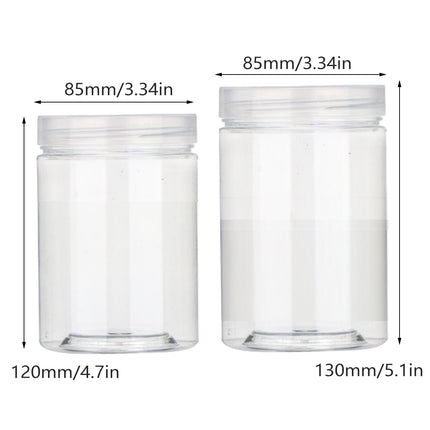 150PCS Thickened Clear Food-Grade Airtight Container with Lids Leak Proof