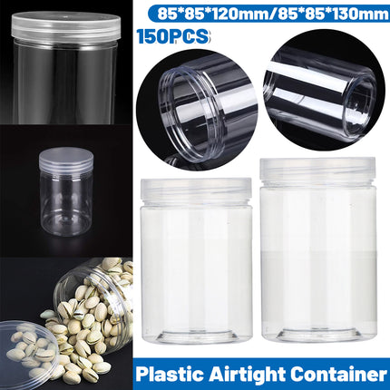 150PCS Thickened Clear Food-Grade Airtight Container with Lids Leak Proof