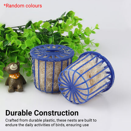 Multifunctional Bird Nest Durable Space Saving Nest for Small Medium Parakeets